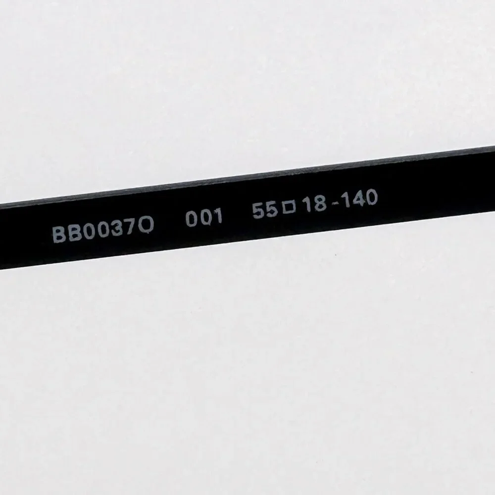 NEW BALENCIAGA EYEGLASSES BB0037O 001 BLACK UNISEX EYEWEAR